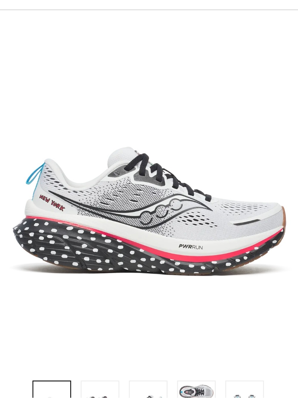 Saucony Guide 18 x Keith Haring NYC Marathon running shoes